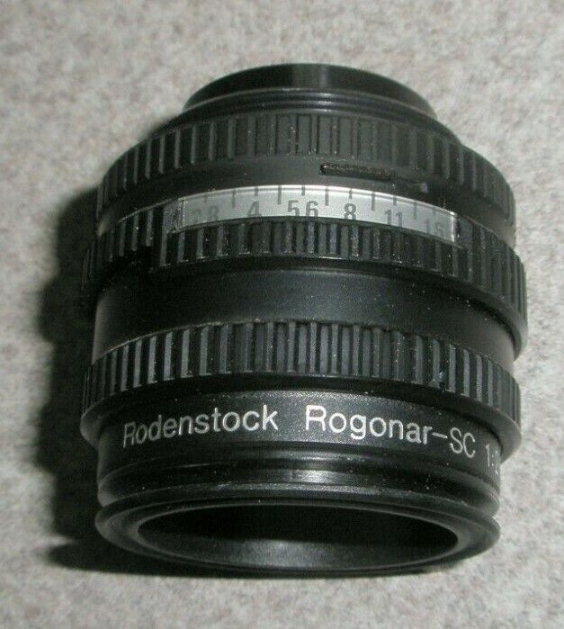Rodenstock Rogonar -sc 1:28 F=50mm Photo Enlarging Lens Made In Germany