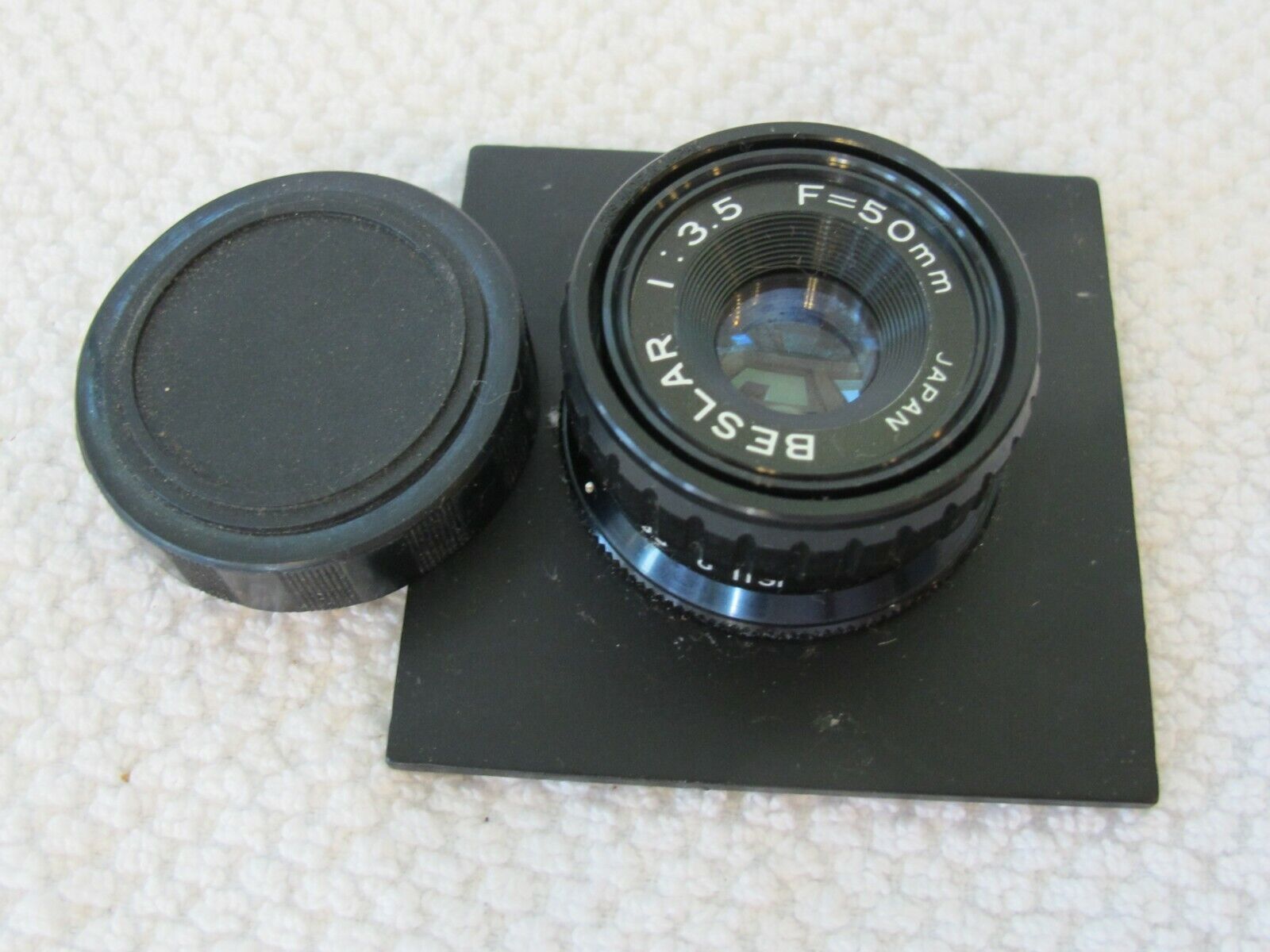 Beslar 50mm F3.5 Enlarging Lens On 2 5/8" Sq Lens Board